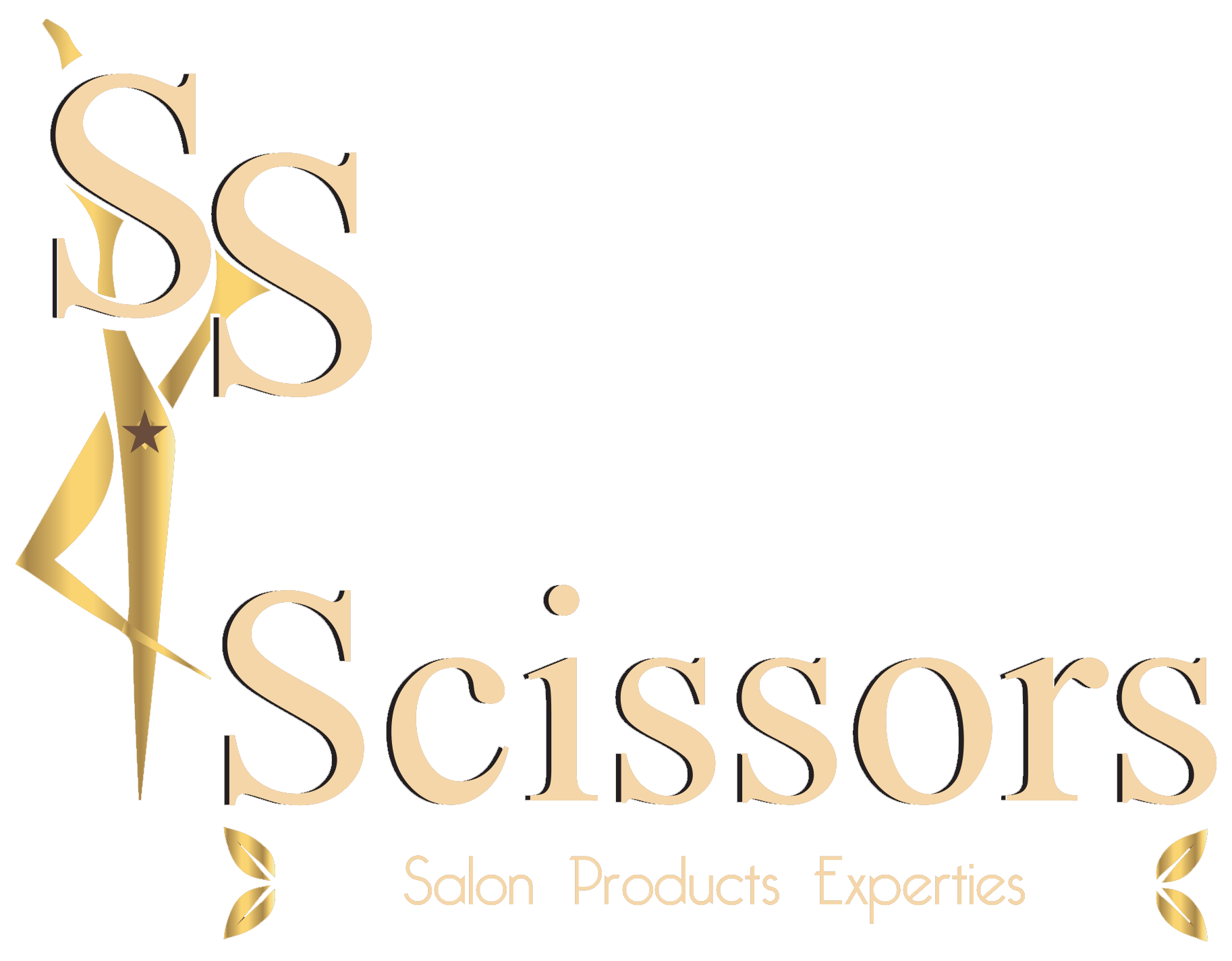 Ss 4 Scissors Salon Logo - Basaveshwar Nagar, Bengaluru